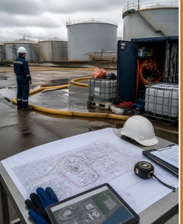 Разработка плана ликвидации разливов нефти в Лиски